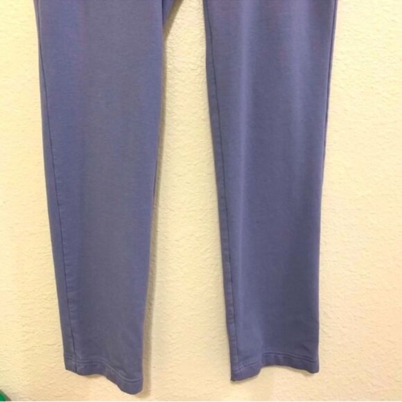 PURE JILL AFFINITY FRENCH TERRY SLIM LEG PANT WOMEN XSP LAVENDER ELASTIC W - Picture 4 of 11